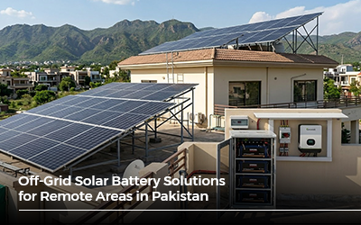 Off Grid Solar Battery Solutions for Remote Areas in Pakistan